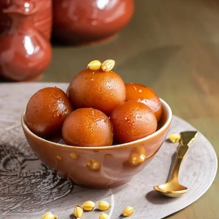 Delicious gulab jamun in Edmonton, AB